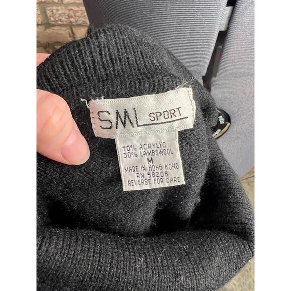 sweater turtle neck ribbed black - Picture 8 of 9